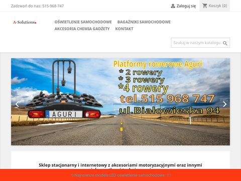 Auto-solutions.pl bagażniki dachowe i oświetlenie