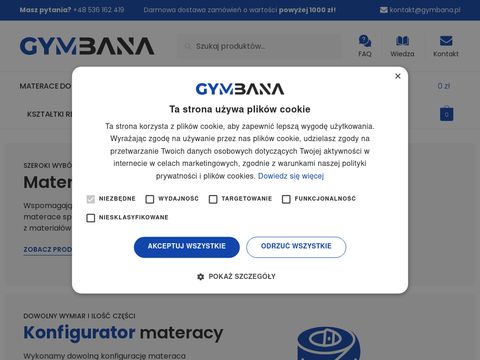 Gymbana - materace do rehabilitacji