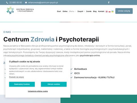 Centrum-psych.pl psychiatra Warszawa