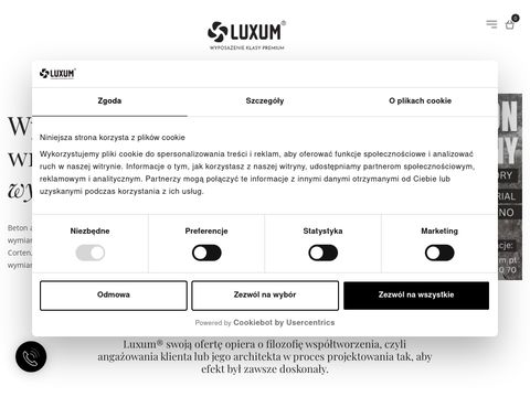 Luxum.pl - producent wyposażenia sanitarnego