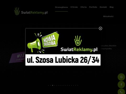 Świat Reklamy tablice z dibondu Toruń