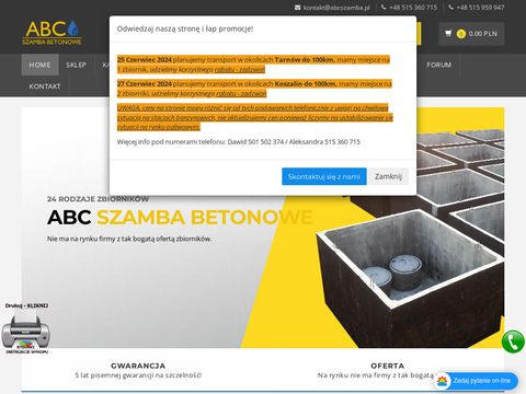 Abcszamba.pl betonowe producent sprawdź nas