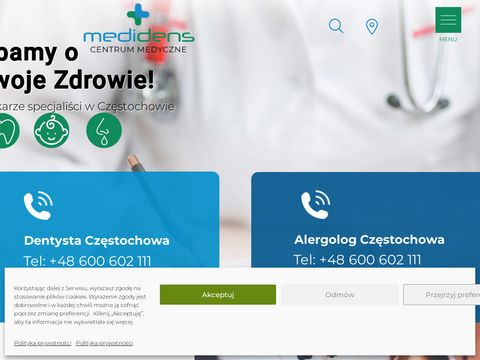 Medidens ortodonta Częstochowa