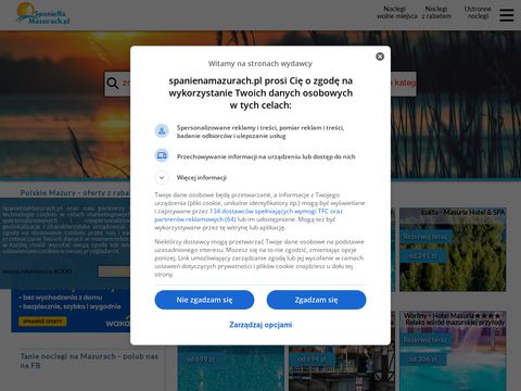 Spanienamazurach.pl tanie noclegi
