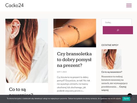 Biżuteria srebrna i bizuteria złota Cacko24