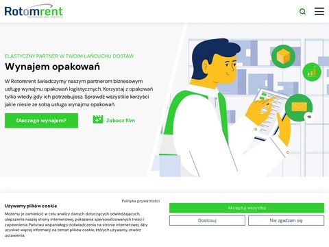 Rotomrent.pl - palety plastikowe