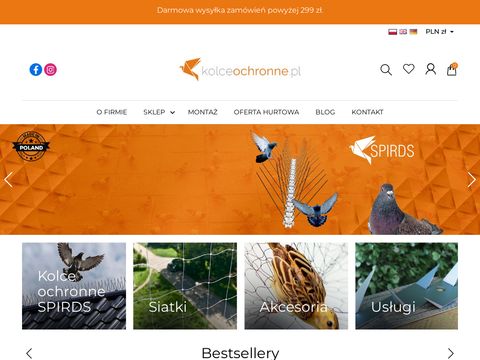 KolceOchronne.pl - kolce odstraszające ptaki