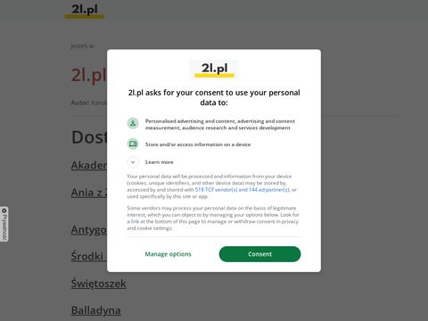2l.pl opracowania lektur