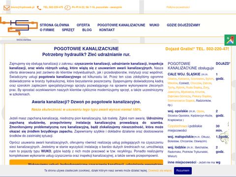 24h/7dni - Pogotowie kanalizacyjne - Dojazd Gratis