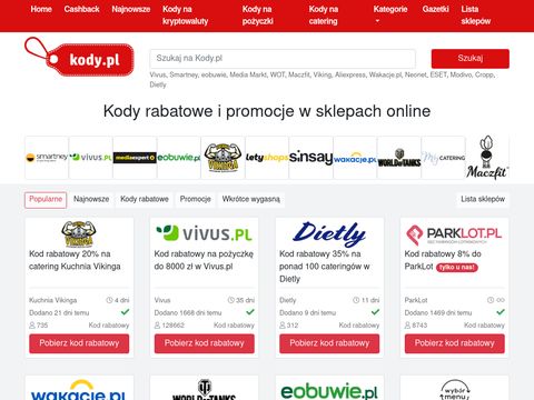 Kody.pl - kody rabatowe
