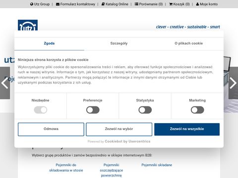 Utzgroup.pl - duże pojemniki plastikowe