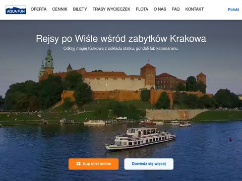 Statek-krakow.pl rejsy