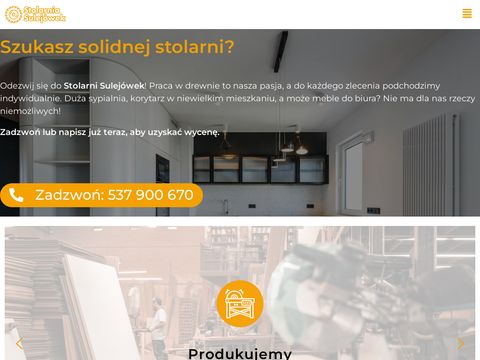 Stolarniasulejowek.pl - meble kuchenne na wymiar