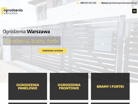 Ogrodzenia-warszawa.pl drzwi antywłamaniowe