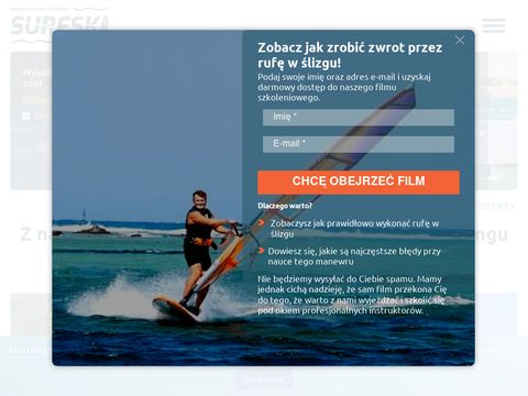 Surfski.pl wyjazdy i nauka windsurfingu