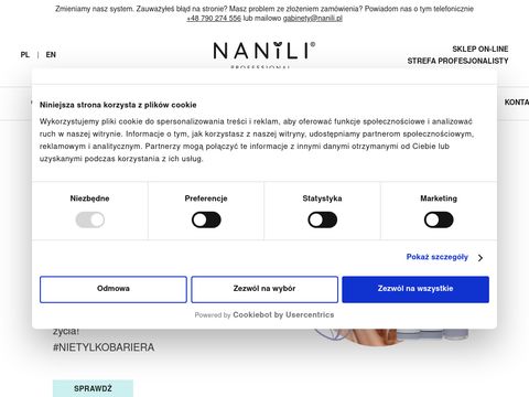 Nanili.pl trądzik różowaty kosmetyki