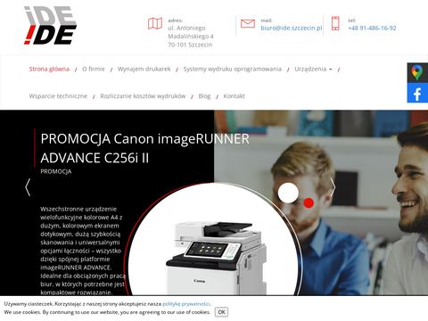 Ide.szczecin.pl - drukarki laserowe