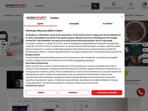 Alkam-security.pl - monitoring Warszawa