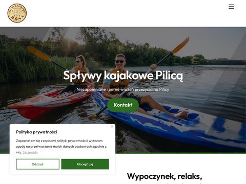 Bona - spływy kajakowe Pilicą