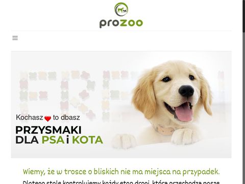 Prozoo.pl - sklep zoologiczny dla psa i kota