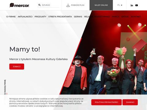 Mercor.com.pl - systemy przeciwpożarowe