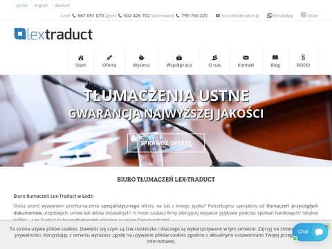 Lex-Traduct - biuro tłumaczeń języka francuskiego