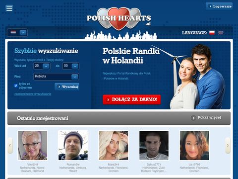 PolishHearts.nl - portal randkowy