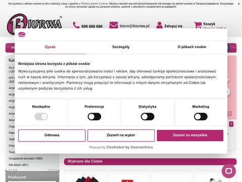 Biurwa.pl artykuły biurowe - sklep papierniczy