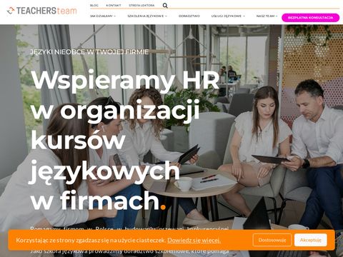 Teachersteam.pl - szkoła językowa dla firm