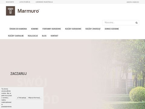 Marmuro.pl - fontanny ogrodowe, kominki marmurowe