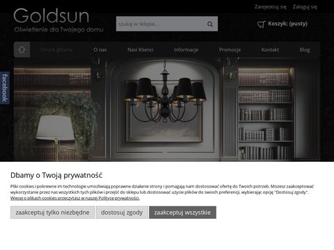 Goldsun-lampy.pl plafony, żyrandole