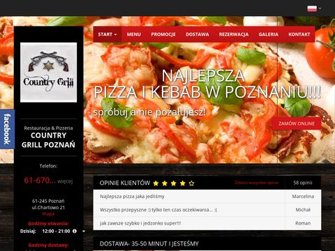 Pizzapoznan.pl restauracja - Country Grill Bar