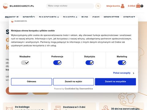 Dlakociarzy.pl - sklep internetowy