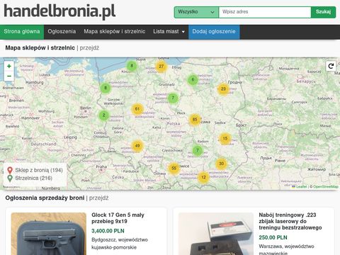 Handelbronia.pl - ogłoszenia sprzedaży broni
