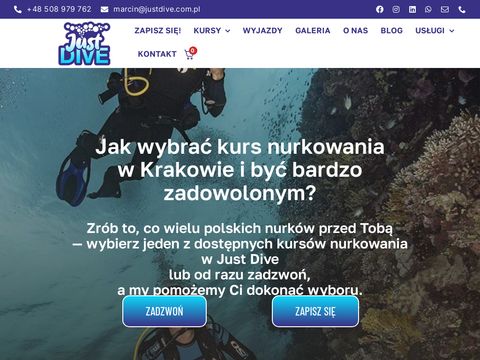 Just Dive - szkoła nurkowania Kraków
