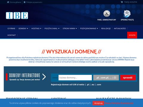 Domeny www - ibe.pl