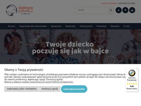 Bajkowypokoik.pl - sklep z pościelą dla dzieci