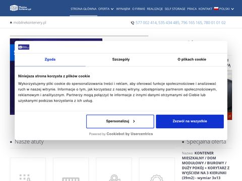 Mobilnekontenery.pl - sprzedaż, wynajem