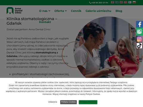 Annadentalclinic.com - dentysta stomatolog