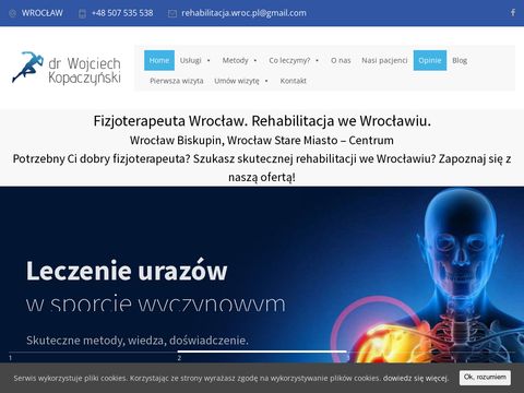 Rehabilitacja.wroc.pl fizjoterapeuta Wrocław