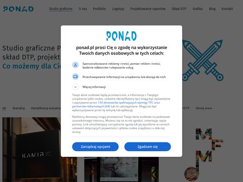 Ponad Design - logotyp, logo, grafika, kreacja, skład dtp