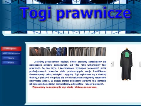 Togi-prawnicze.com.pl estetyka i wygoda