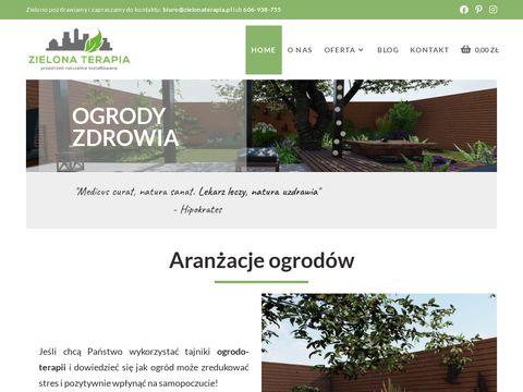 Zielonaterapia.pl - projektowanie terenów zieleni