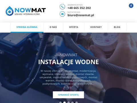 Nowmat.pl - usługi hydrauliczne Wrocław