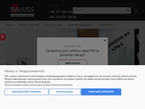 Baluss.pl daszki szklane