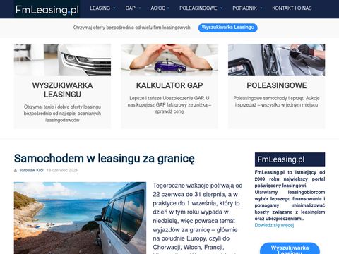 Fmleasing.pl samochodów dostawczych