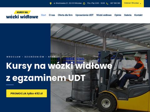 Knww.pl - kursy na wózki widłowe