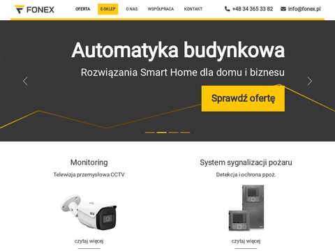 Fonex - monitoring, alarmy, systemy zabezpieczeń