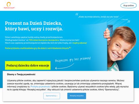 Akademia-umyslu.com.pl prezent dla dziecka