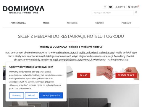 Dominova - meble restauracyjne, a także hotelowe